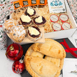 Load image into Gallery viewer, Cornish Christmas Party Pasty &amp; Cream Tea Hamper for 4 - Proper Pasty Company
