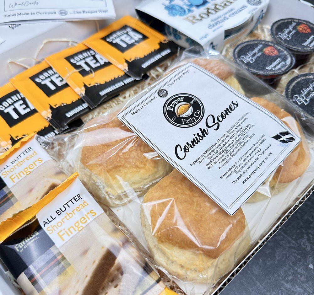 Cornish Scones Cream Tea Mothers Day Hamper (4) CTA - Proper Pasty Company